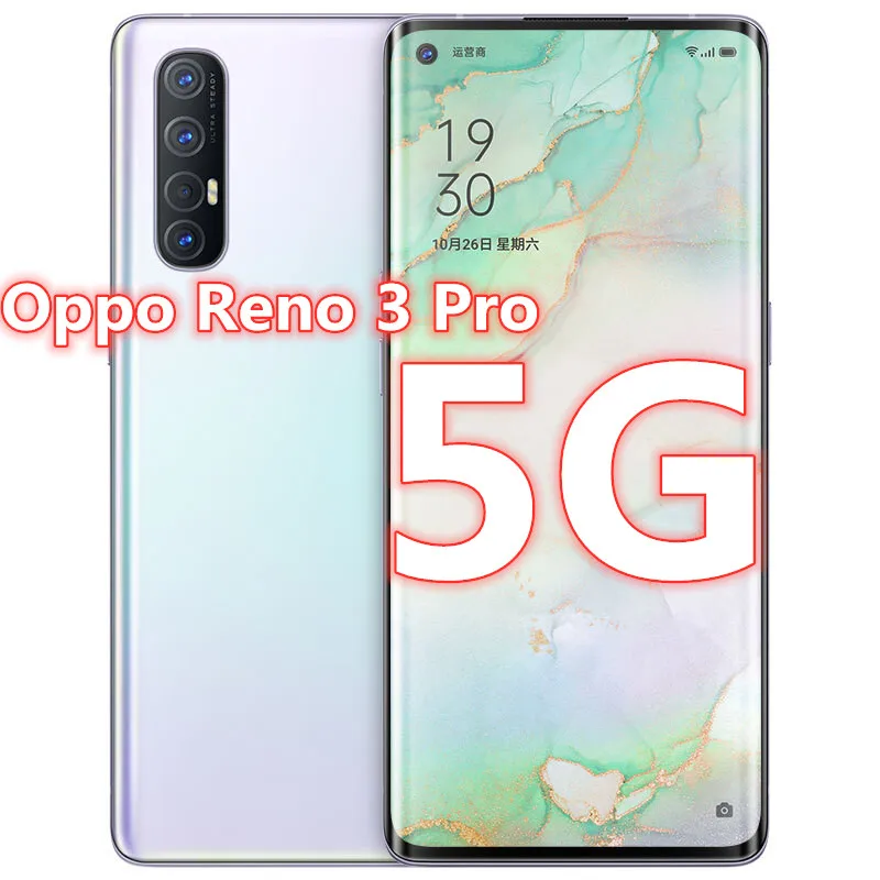 Новинка оригинальный смартфон Oppo Reno 3 Pro 5G 6 5 дюймов Snapdragon 76 телефон восемь ядер 12
