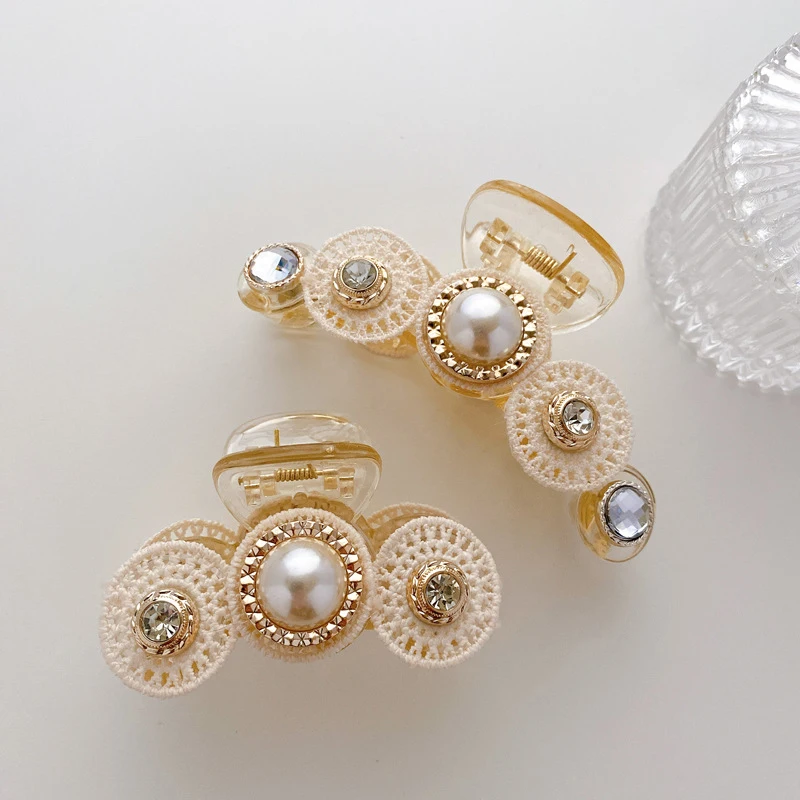 

Women Big Rhinestone Hair Claws Crab Hairpins Crystal Hair Clips Barrettes Ponytail Girls Hair Accessories Ornaments Hairgrip