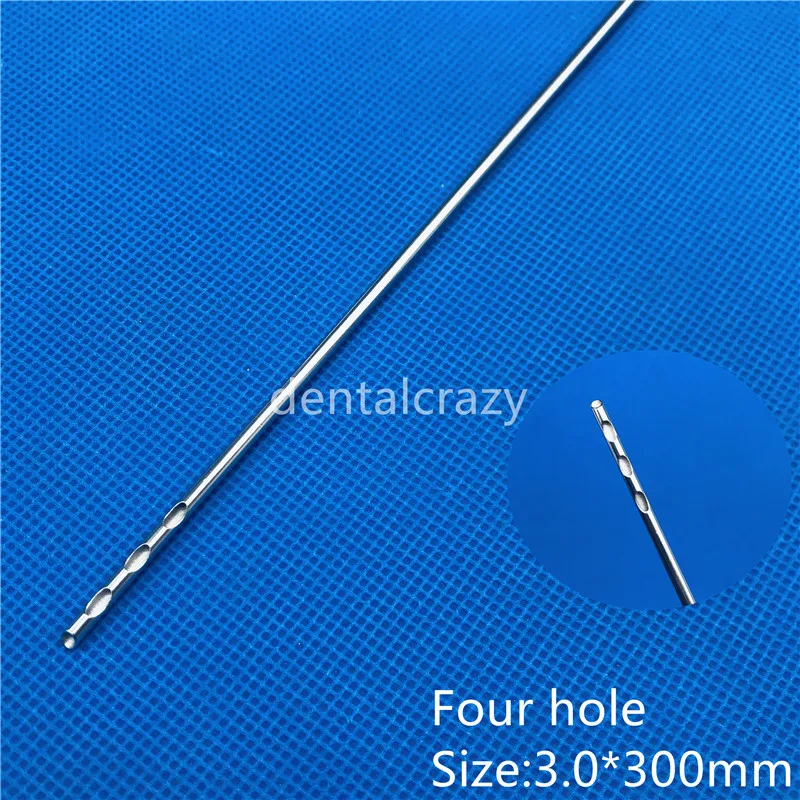 Четыре отверстия из нержавеющей стали Coleman канюля для липосакции красоты