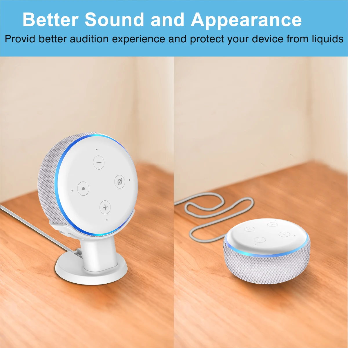 Настольное крепление Cozycase подставка подиум для Alexa Echo Dot держатель 3-го поколения