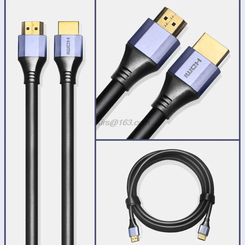 Совместимому с HDMI 2 1 Алюминий кабель Высокое разрешение 8K 48 Гбит/с HDR дуги видео