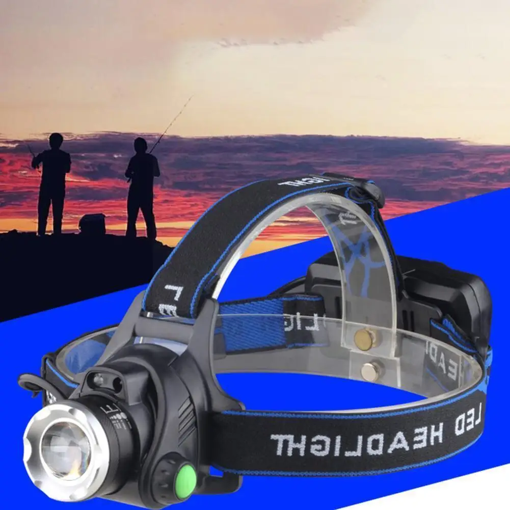 

Portable Zooming Fishing Light Xml-t6/l2/v6 Led Sensor Hiking Usb Outdoor Accessories Fishing Lights Charging B8d0