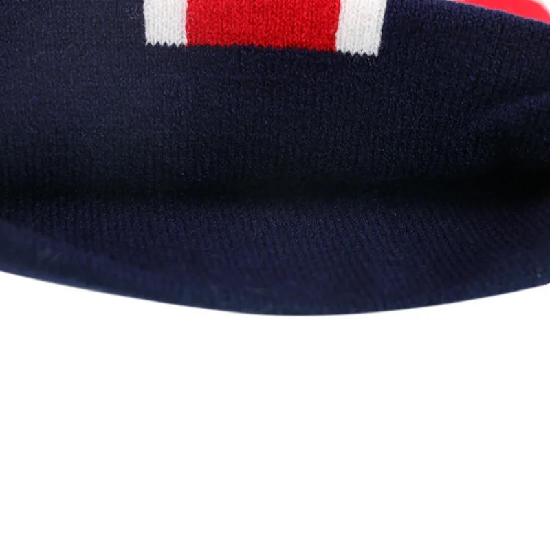 Женская и мужская Осенняя шляпа с флагом модель RX111|knitted cap|beanie hathats for men |
