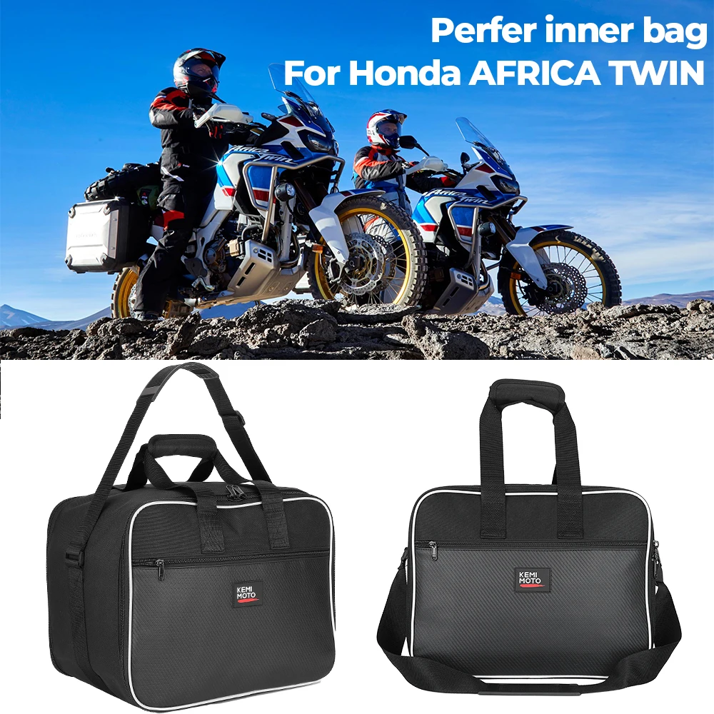 

Motorcycle Side Box Tool Bag Luggage Inner Saddle Bags For HONDA AFRICA TWIN CRF1000L 900D PVC Waterproof Painner bag 2013-2021