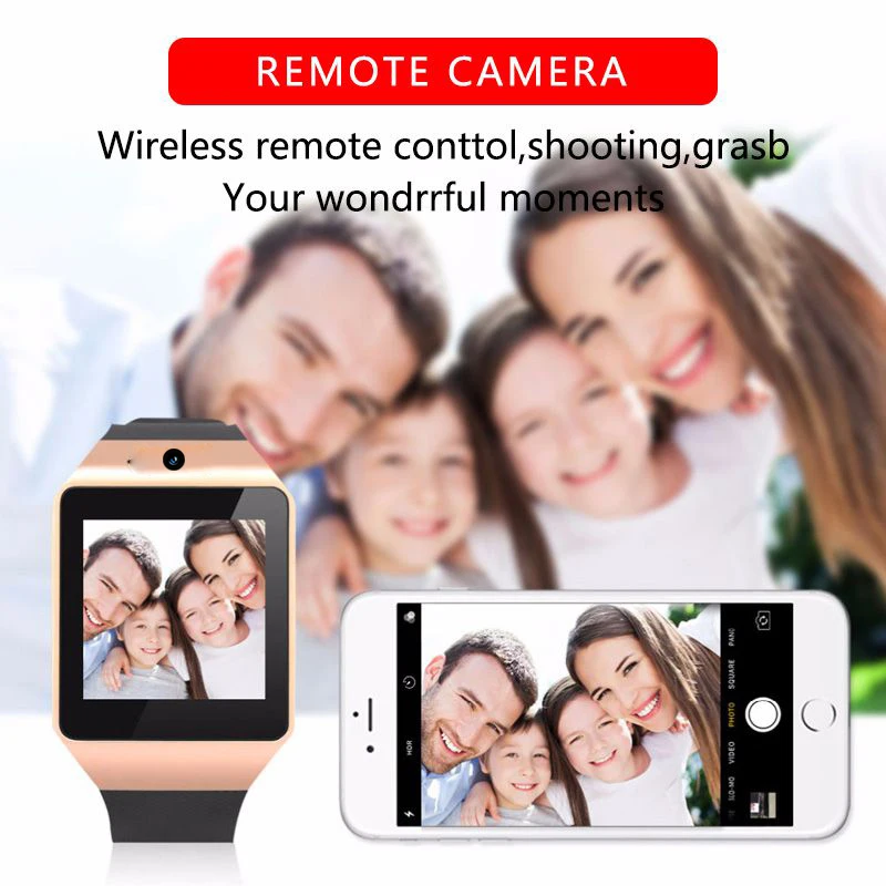 q18 smart watch bluetooth connect watch man sports waterpoof smartwatch with sim card 2g call phone whatsapp watches sport pedom free global shipping