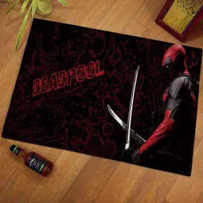 Игрушки Marvel Мстители Железный человек Человек-паук Халк Дэдпул плюшевый коврик Капитан Америка Бэтмен хлопок Рождественский подарок Дети - Цвет: Лиловый