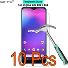 10 шт.лот для Digma Citi 609  653 9H твердость 2.5D ультра-тонкая закаленная Защитная пленка для экрана из закаленного стекла