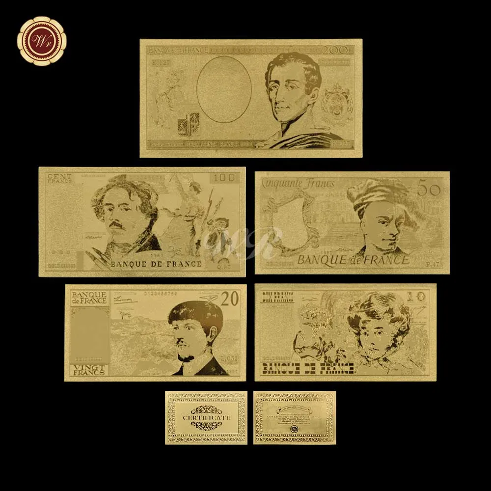 Оптовая продажа французский фальшивый бумажный купюр 1956 года/1987 года банкноты в