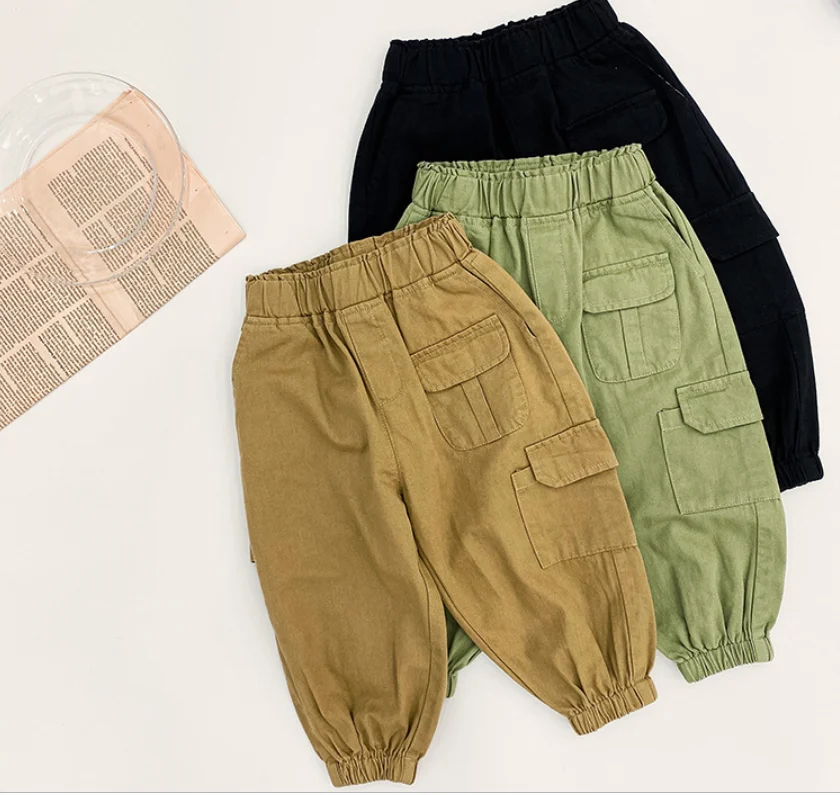 Демисезонные детские брюки карго|Брюки| |