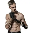 Профессиональные Нескользящие перчатки Veidoorn для спортзала с длинным ремнем, защита запястья, дышащие спортивные, для фитнеса, тяжелой атлетики, 1 пара