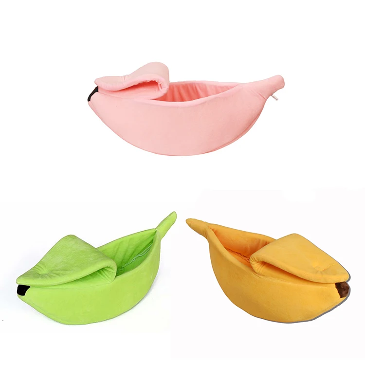 Cat Dogs Bed House Soft Banana Shape Pet Dog For Small Cats Nest Winter Warm Sleeping Puppy Cushion Supplies | Дом и сад
