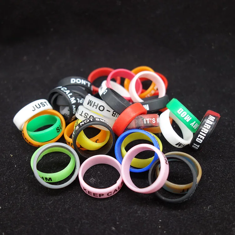

20pcs/lot Vape Band Silicone Ring Rubble Ring Electronic Cigarette Accessory For Ecig Atomizer Mod