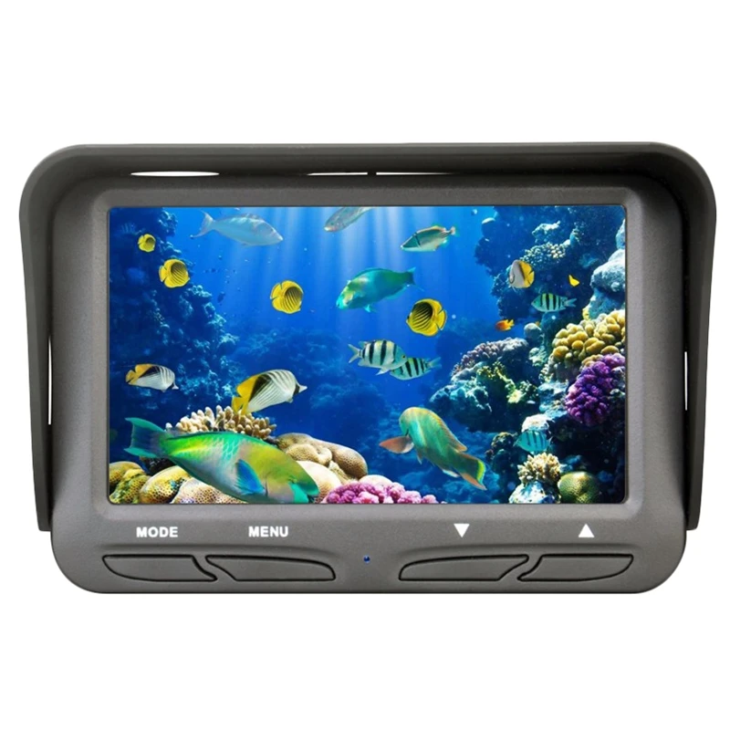 Подводная лед видео Для рыбалки Камера 4 3 дюймовый ЖК монитор с 6 светодиодами 720P