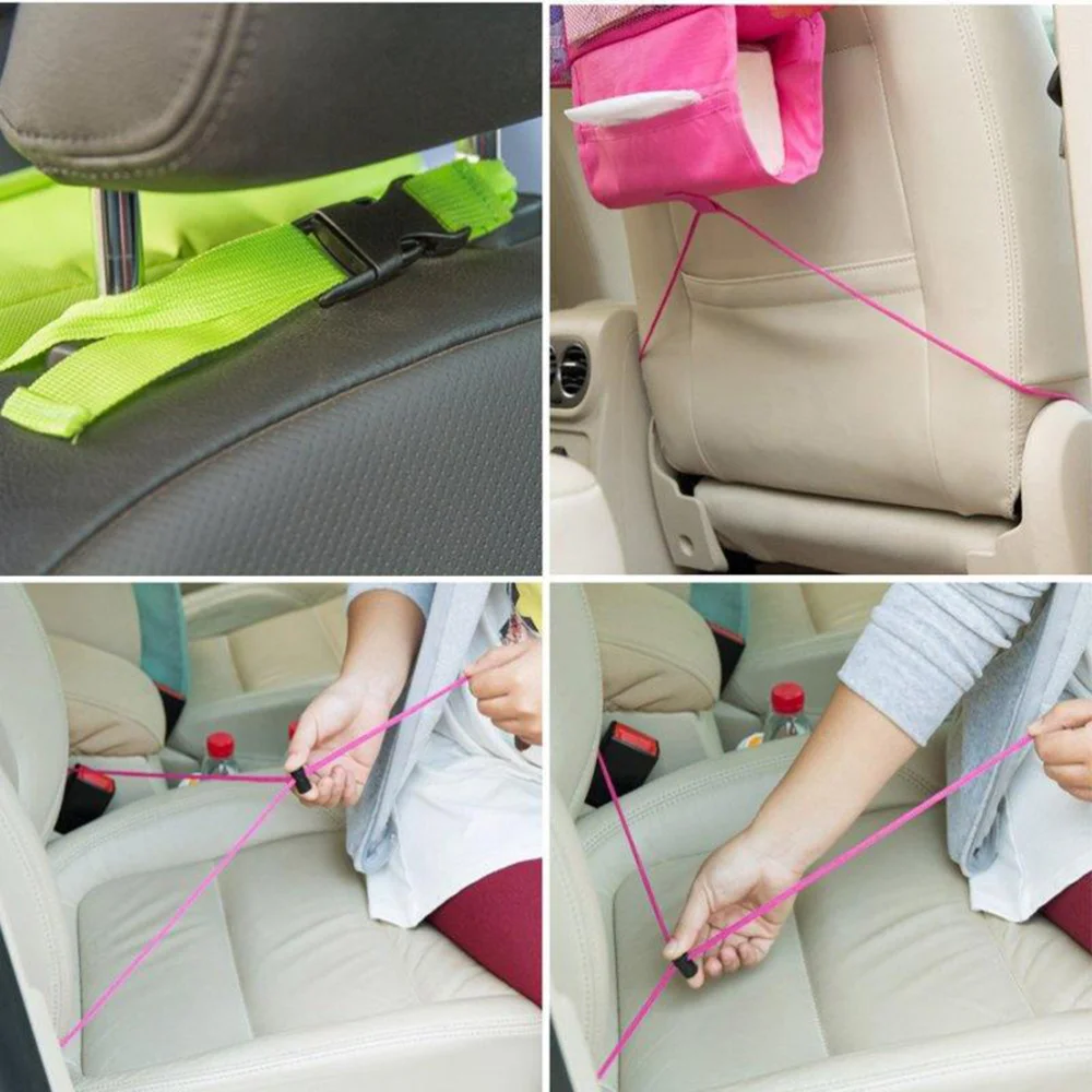 

1 PC Standard Car Seat Back Organizer Multi-Pocket Travel Storage Bag Heat-Preservation Holder Hanger