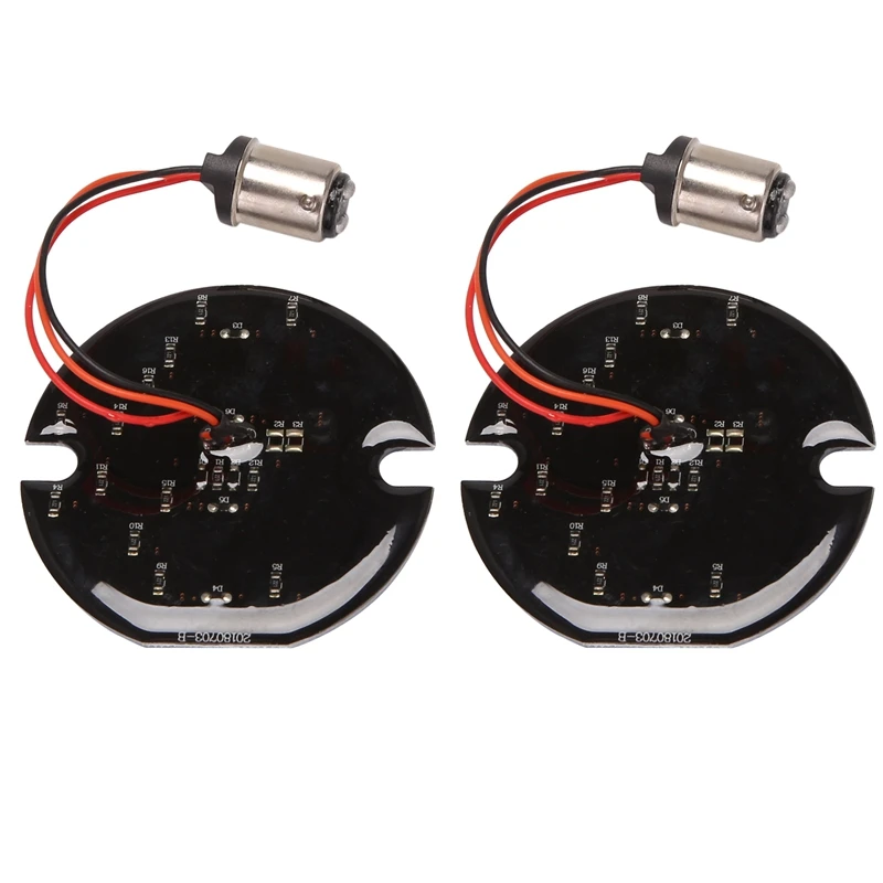 

Motorcycle LED Turn Signal 3 1/4 inch Tail Lights Brake Light for 1986-2010 Softail Touring Road Glide Road King