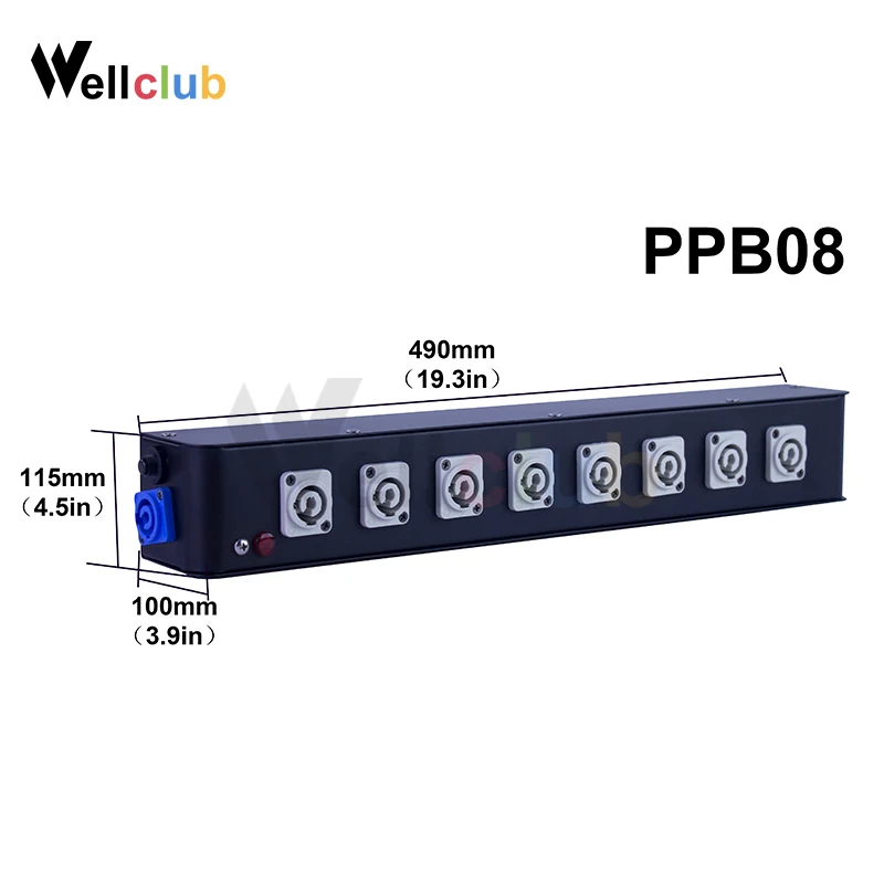 Блок питания с 8 портами для освещения сцены ди-Джея 1 шт. | Лампы и освещение