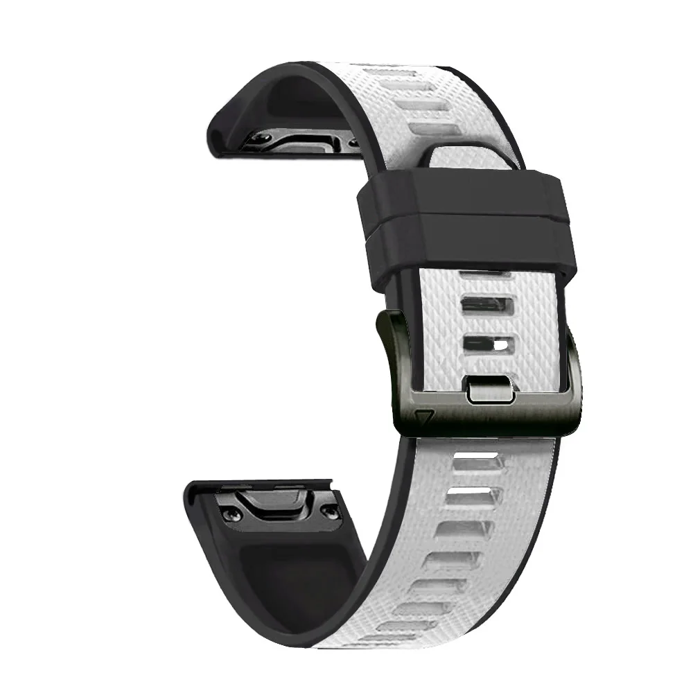 Ремешок силиконовый для смарт-часов Garmin Fenix 6 Pro 5 Forerunner 935 945 touchs62 MARQ 22 мм | Наручные