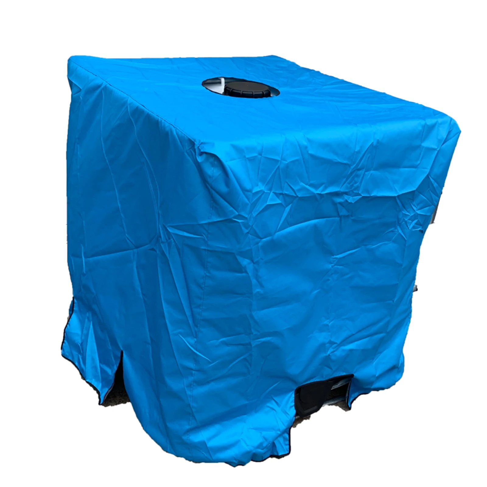 

1000L IBC Ton Barrel Dustproof Cover Rain Barrels Rain Cover Sunscreen Water Resistant Garden Water Storage Bucket Cover Blue