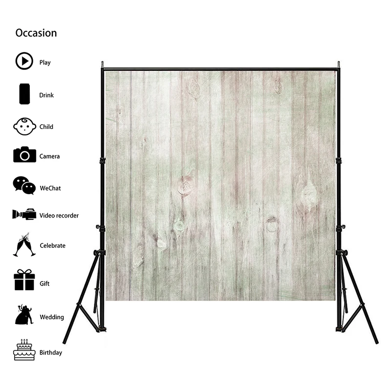 

5X5ft Wooden Board Plane Photography Backdrops Photo Studio Props For Family Baby Photo Shot