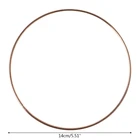 Металлическое кольцо Ловец снов для макраме, обруч для рукоделия, 35-190 мм