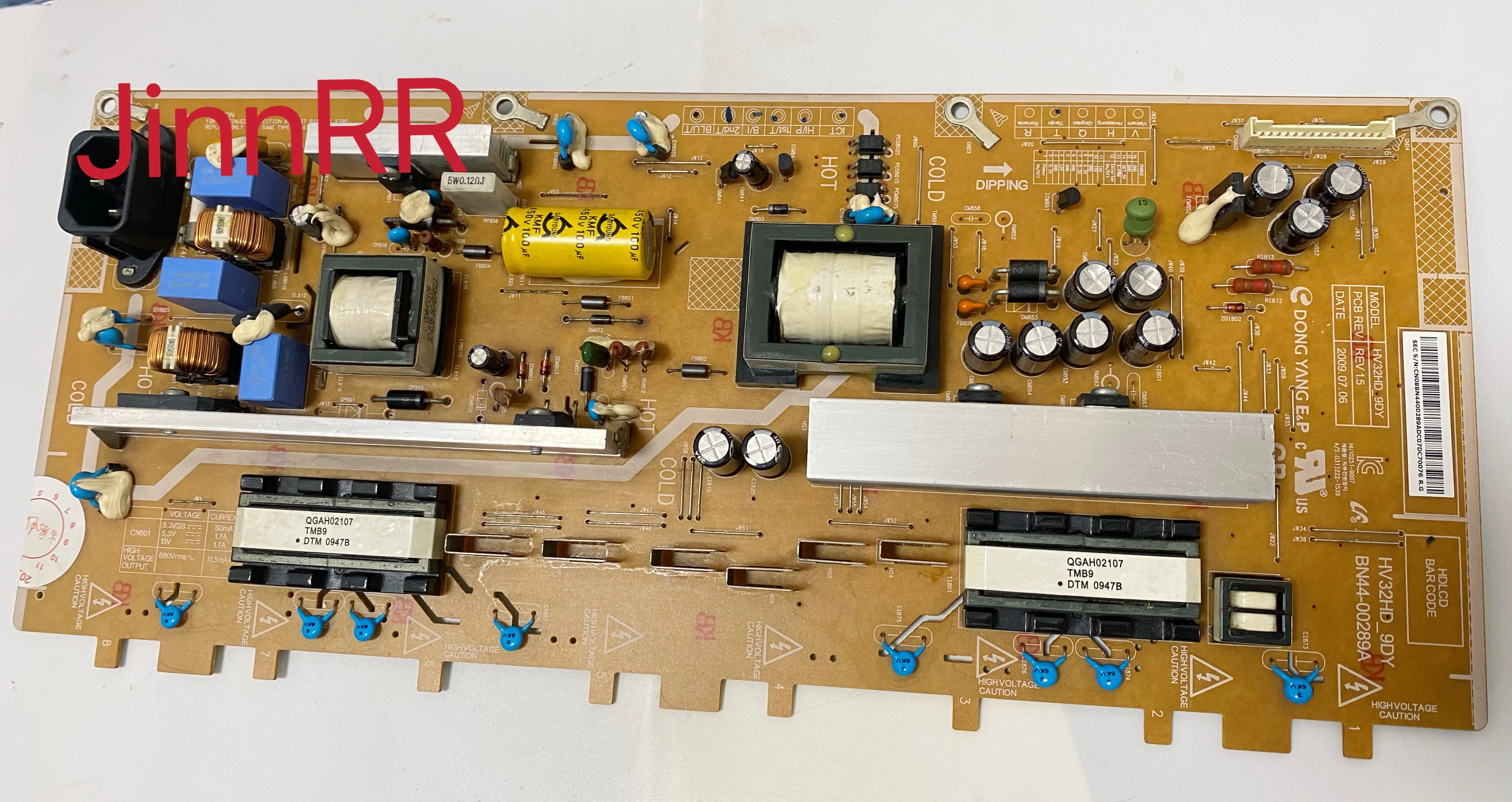 Bn44-00289a bn44-00289b подключение к видеоплате питания