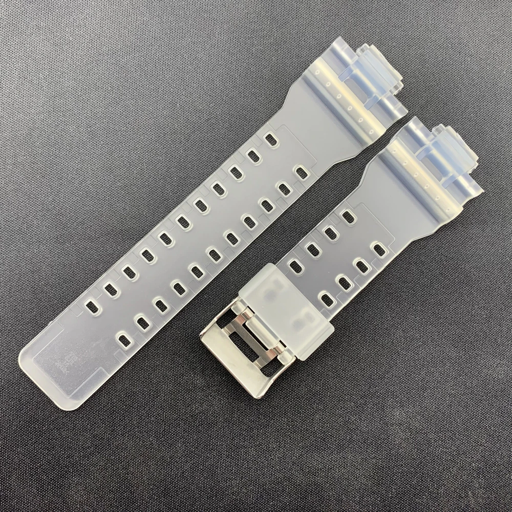 16 мм резиновые Ремешки для наручных часов мужские спортивные силиконовые