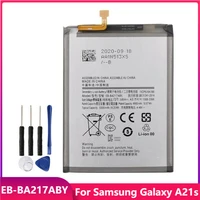 original phone battery eb ba217aby for samsung galaxy a21s replacement rechargable batteries 5000mah with free tools