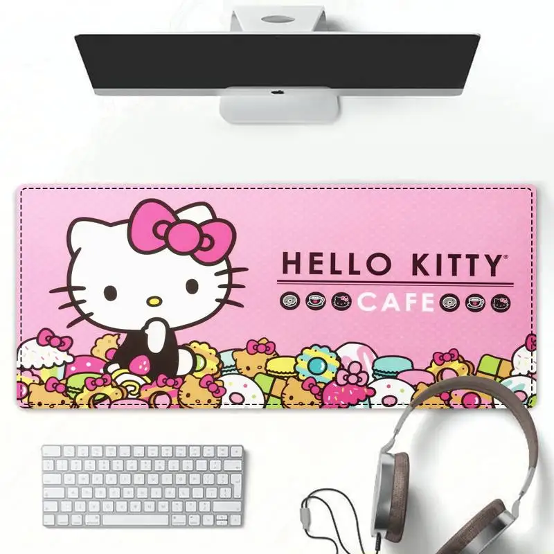 

Rubber Pink Japan Cartoon Cat Mouse Pad PC Laptop Gamer Mousepad Anime Antislip Mat Keyboard Desk Mat For Overwatch/CS GO