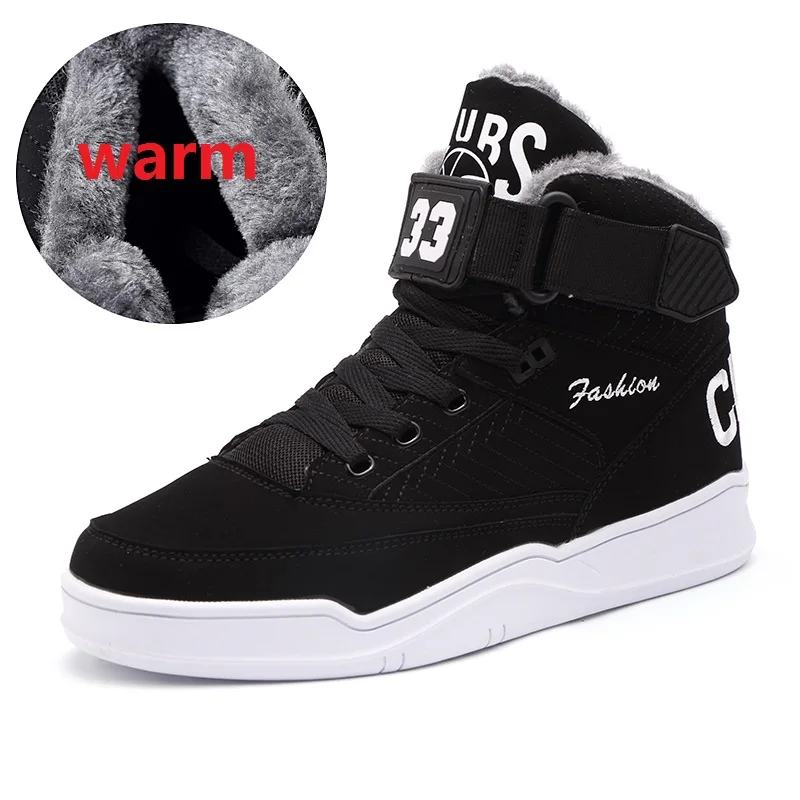 8029black cotton Зимняя мужская спортивная обувь; 39 bona; повседневные модные высокие кроссовки в стиле хип-хоп; кроссовки; трендовая Белая обувь; сезон осень; Лидер продаж - Цвет: 8029black cotton