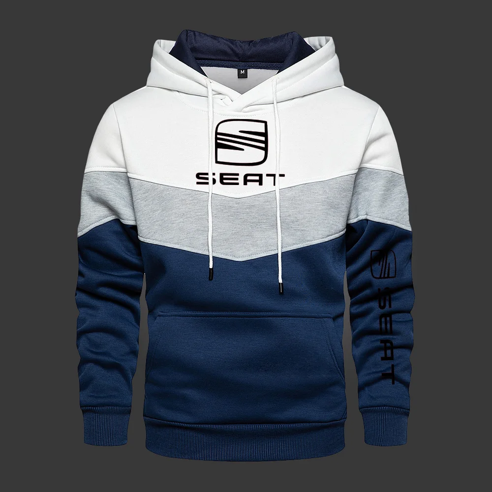 

Hot New Men's Hooded Seat Fashion Long Sleeve Outwear Autumn Spring Casual Hoodies Fleece Warm Sportswear Thicken Sweatshirts