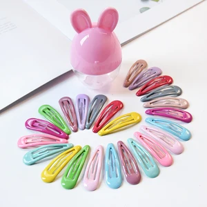 6102028 шт 5 см с заячьими ушками подарочной коробке заколки для волос из BB заколки стильная футболка с изображением персонажей видеоигр заколки детские, для малышей Детские аксессуары для волос