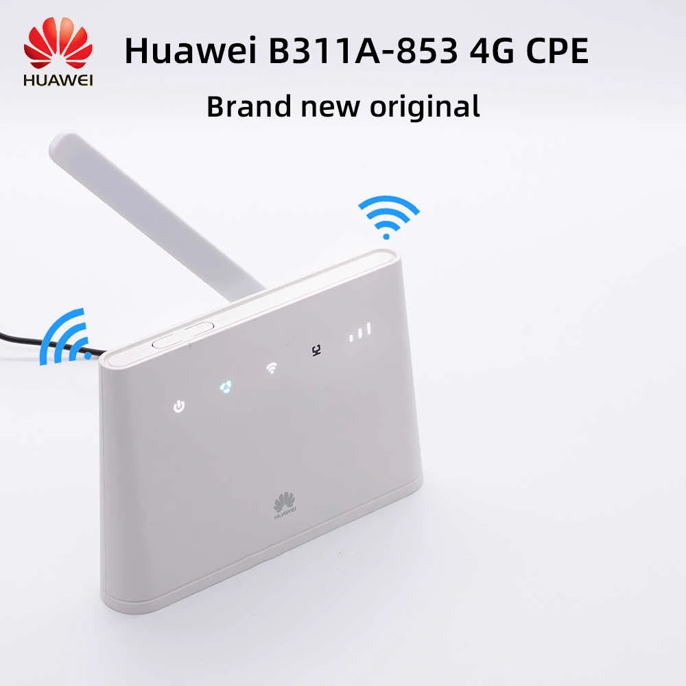 Оригинальный разблокированный 150 Мбит/с Huawei B311 B311AS 853 4 аппарат не привязан к