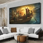 Картина на холсте с Иисусом Христа, постер с изображением бога от страха до веры, художественные украшения для спальни, домашний декор