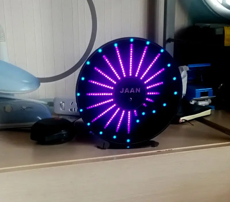 Полноцветный музыкальный спектральный дисплей круговой диаметром 200 AGC