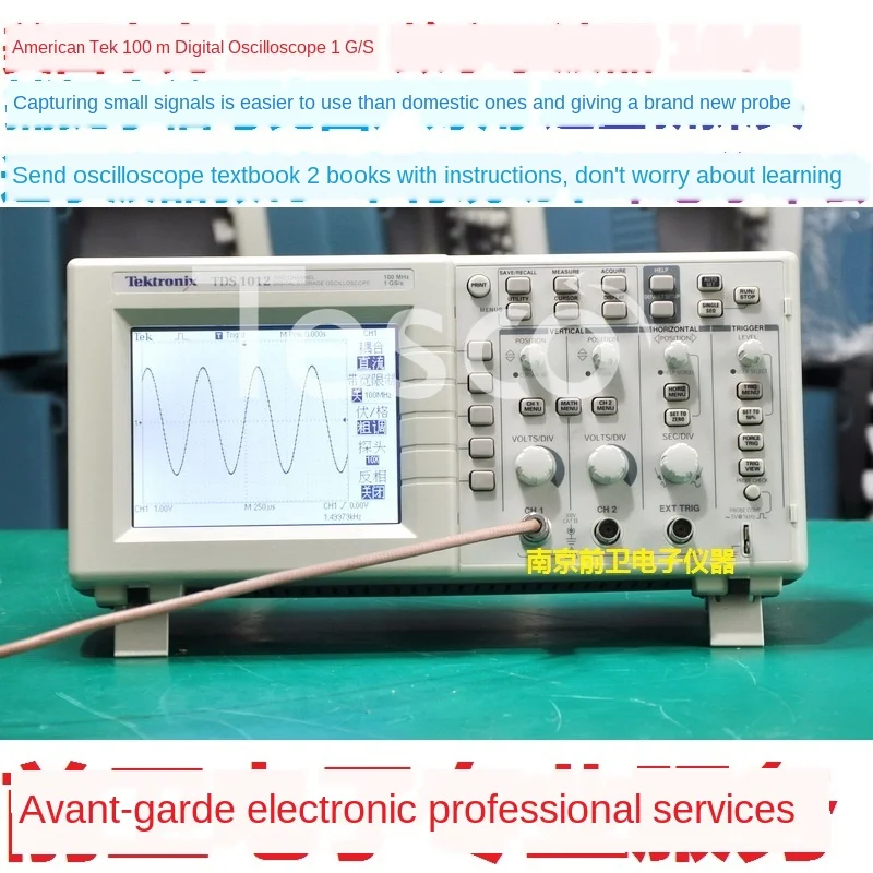 Value Used Oscilloscope Digital Oscilloscope Tds1012 Dual Channel 100