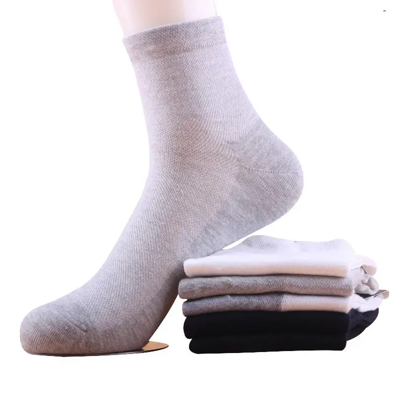 

5pairs Men Socks Summer Autumn Breathable Deodorant Mesh Cotton Sock compression socks Male Durable Casual Short Sock Meias Sox