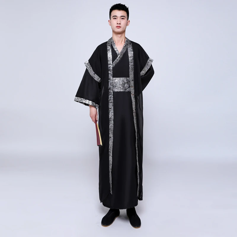 Color 10 Suit Tangsuit Dynasty Hanfu платье для мужчин традиционная китайская азиатская одежда Танцевальный Костюм праздничные наряды Национальный древний Косплей - Цвет: Color 10 Suit