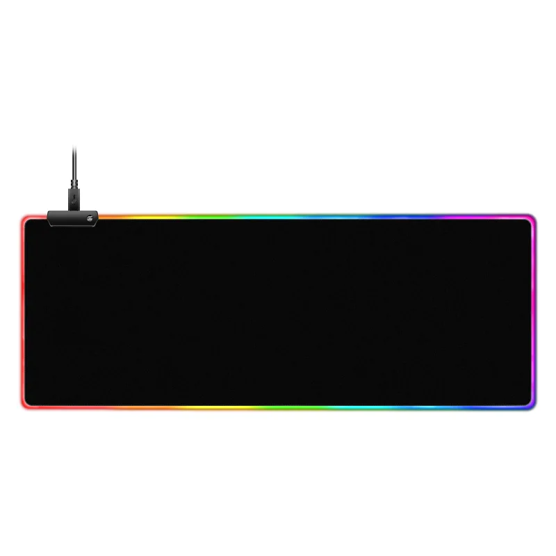 

rgb luminous mouse pad custom oversized desk pad phantom color computer gaming led mouse pad