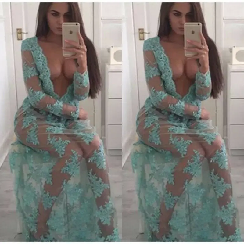 Женское длинное платье рубашка с длинным рукавом круглым вырезом разрезом и