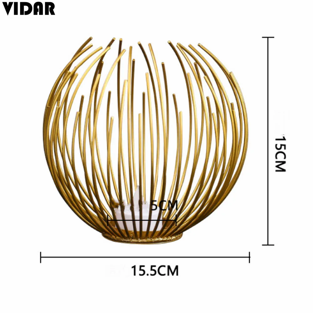 Vidar Железный подсвечник в скандинавском стиле для фонариков Свадебный