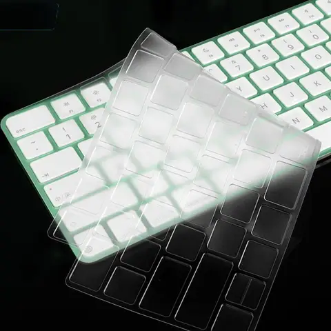 Чехол для настольного ПК 2021 дюйма, защита для беспроводной клавиатуры Apple Bluetooth 24, протектор для клавиатуры, силиконовый чехол Для IMAC