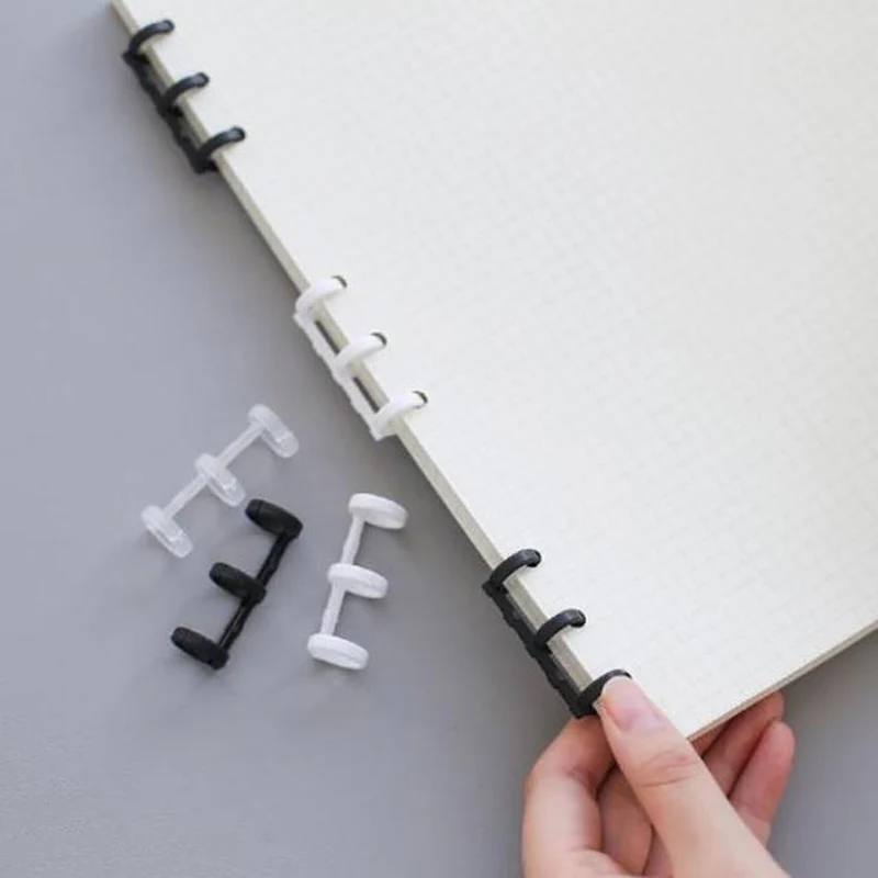 

2/3Pcs Metal Book Binders Loose Leaf 3 Ring Calendar Circle Binder For Scrapbooking Album Hinged Rings School Binding Paper Clip