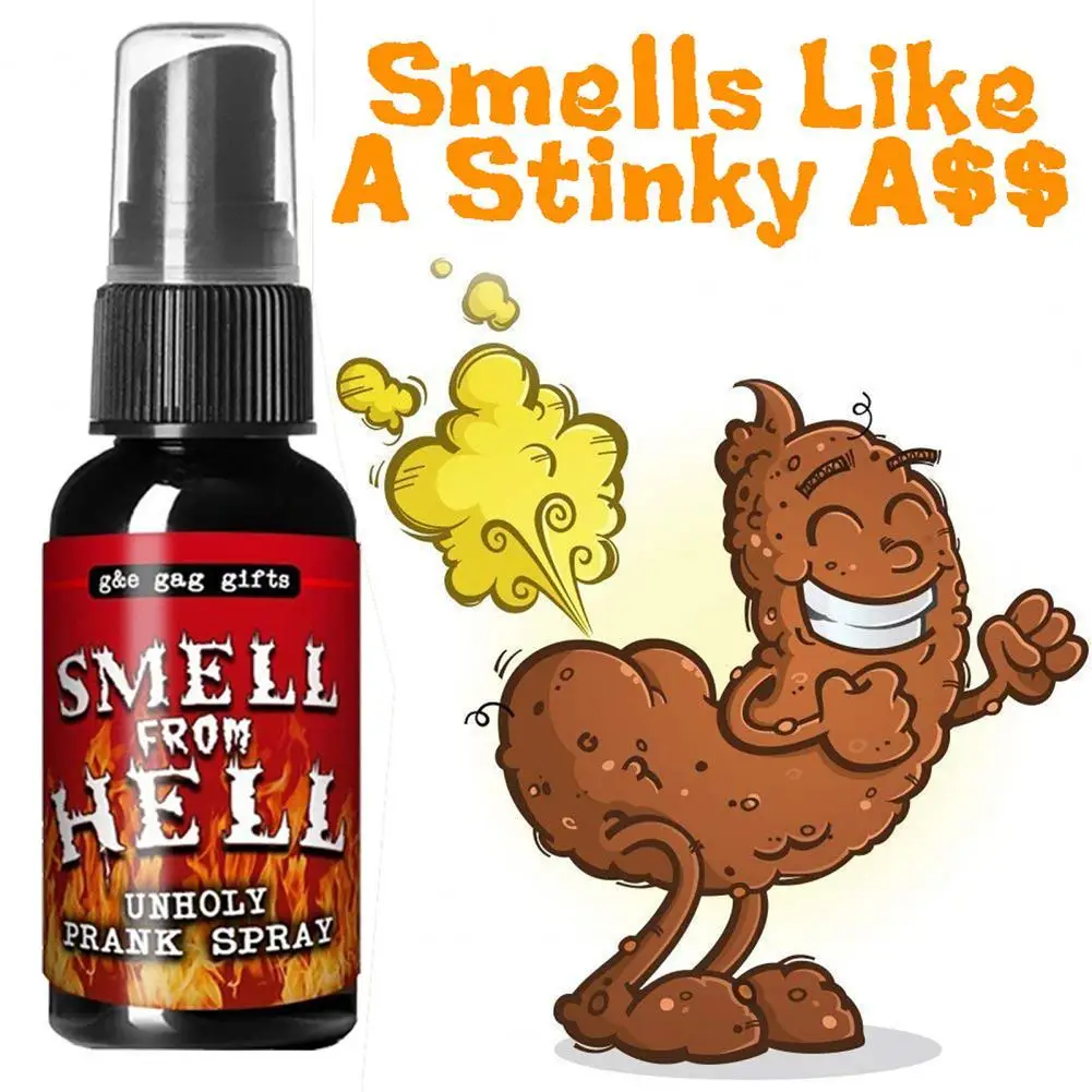 

30ml Innovative Spoof Nasty Smelly Stink Fart Bomb Gag Prank Joke Trick Tool Funny Mini Smelly Fart Spray Tricky Toys For Childr