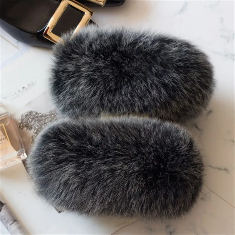 Fox Fur Bracelet Women's Real Leather High Quality Gloves Great Offer Wrist Warmer. | Аксессуары для одежды
