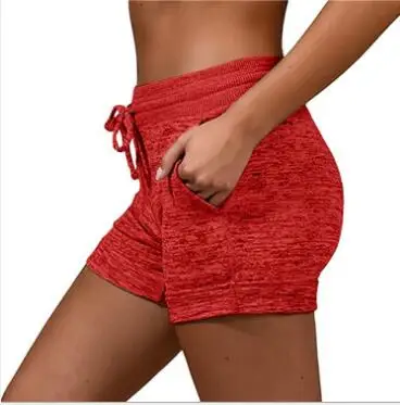 New foreign trade underpants quick drying Yoga Pants leisure sports waist lace elastic shorts women's popular spot