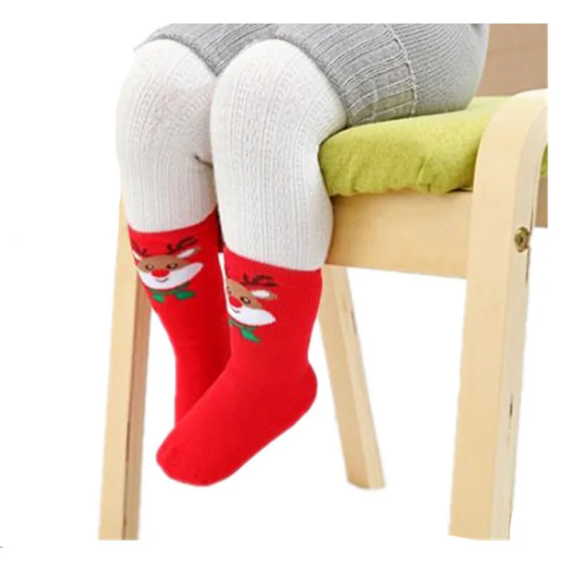 

Детские носки, носки для новорожденных девочек, хлопковые детские носки, осенне-зимние рождественские носки для малышей