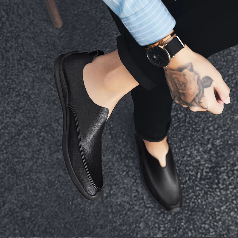 2022 Brand Mens Loafers Elegantes Light Driving Shoes Men Casual Summer Non-Slip Breathable Flats Leisure Walk | Обувь