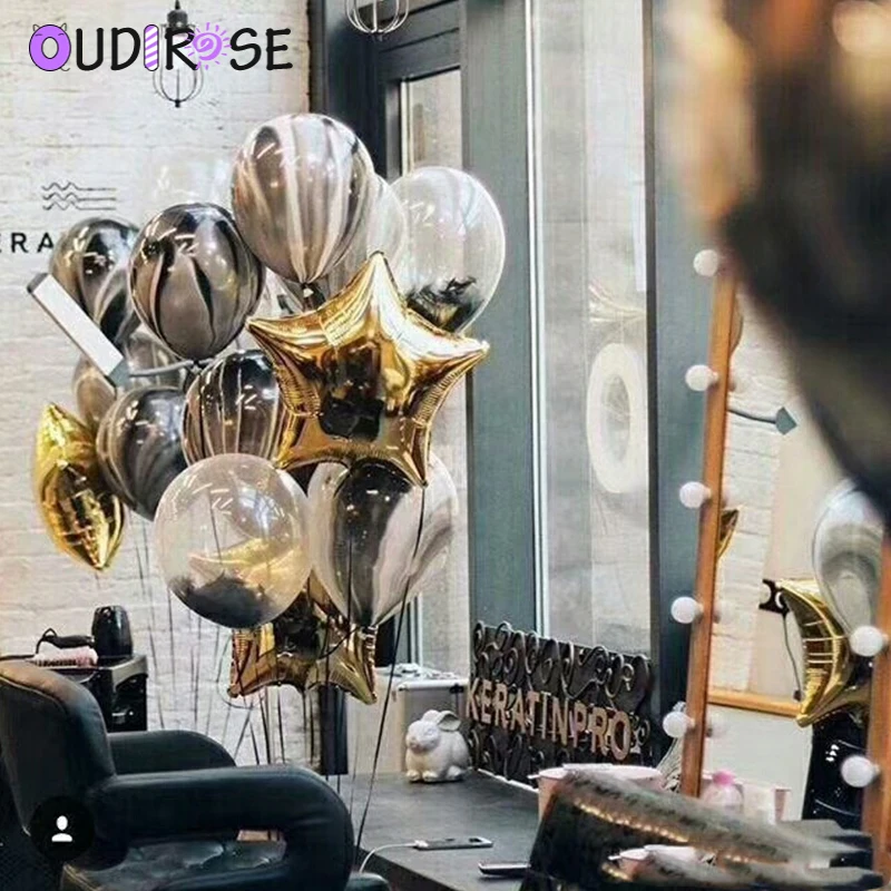 Шарики с мраморным агатом 12/10 дюймов украшение для свадебного фестиваля