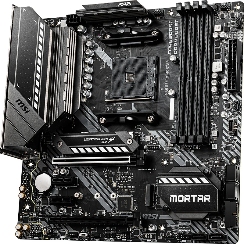 Verkauf Marke Neue MSI MAG B550M MÖRTEL Desktop MATX Motherboard Unterstützung Ryzen 5600X/5800X/3700X/3600X CPU (AMD B550/Buchse AM4)