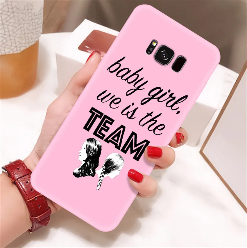 Чехол для телефона team wayhaught v1 с изображением девочки мы команда Samsung Galaxy s8 s9 plus s10